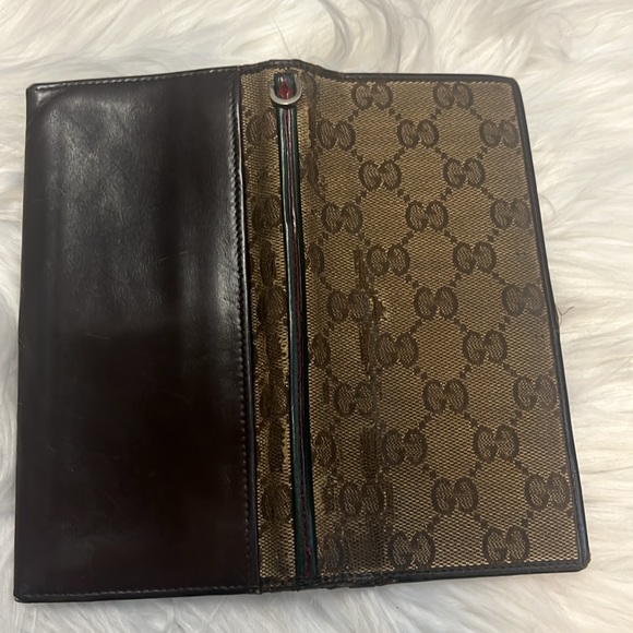 Authentic vintage Gucci monogram long wallet - Picture 11 of 14